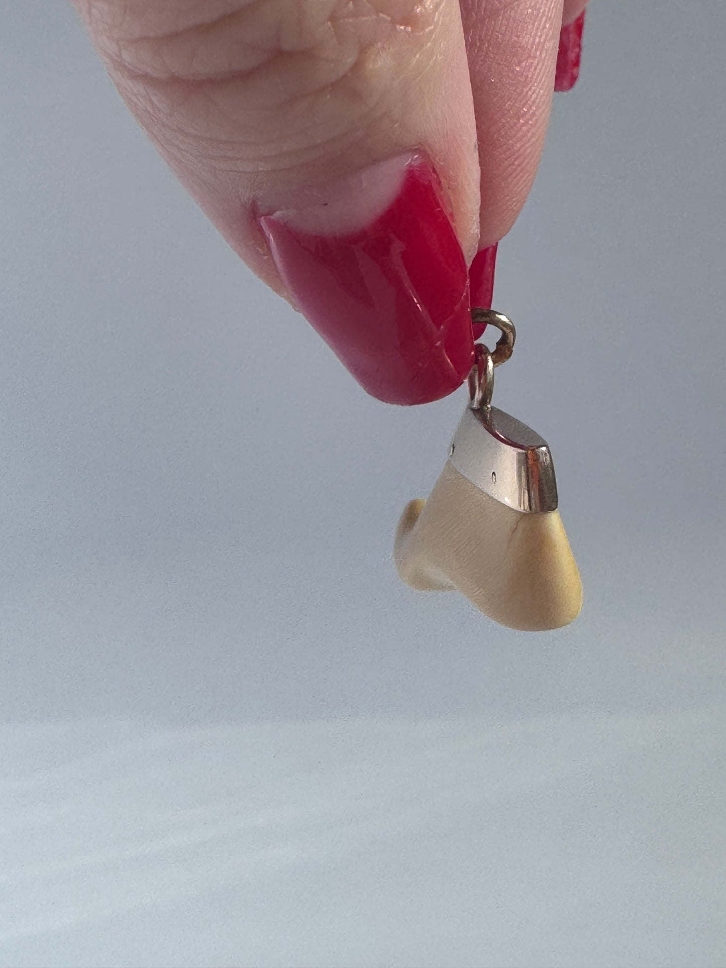 Vintage 14k Gold Shoe or Foot Charm