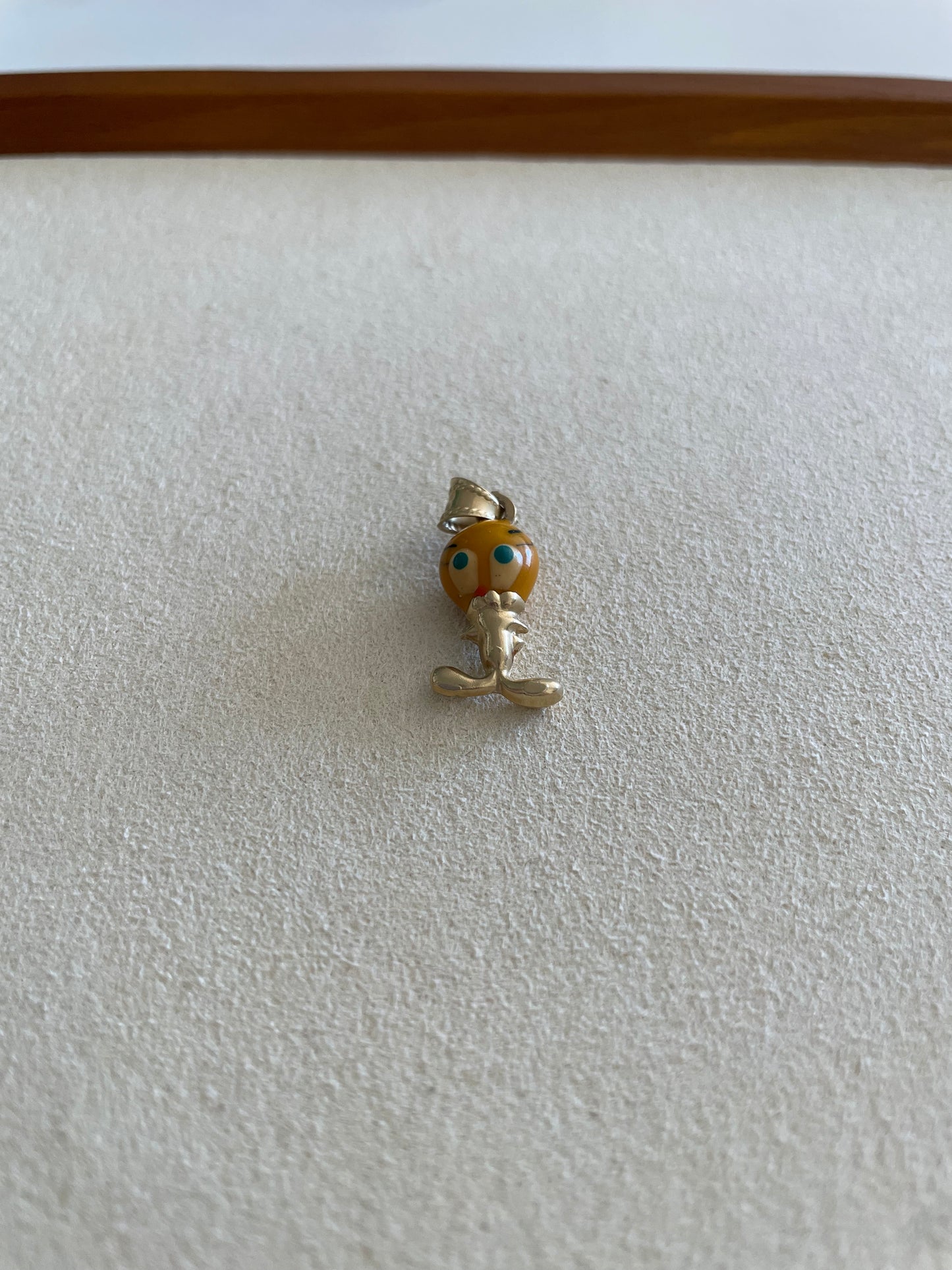Tweety Bird Charm 14k