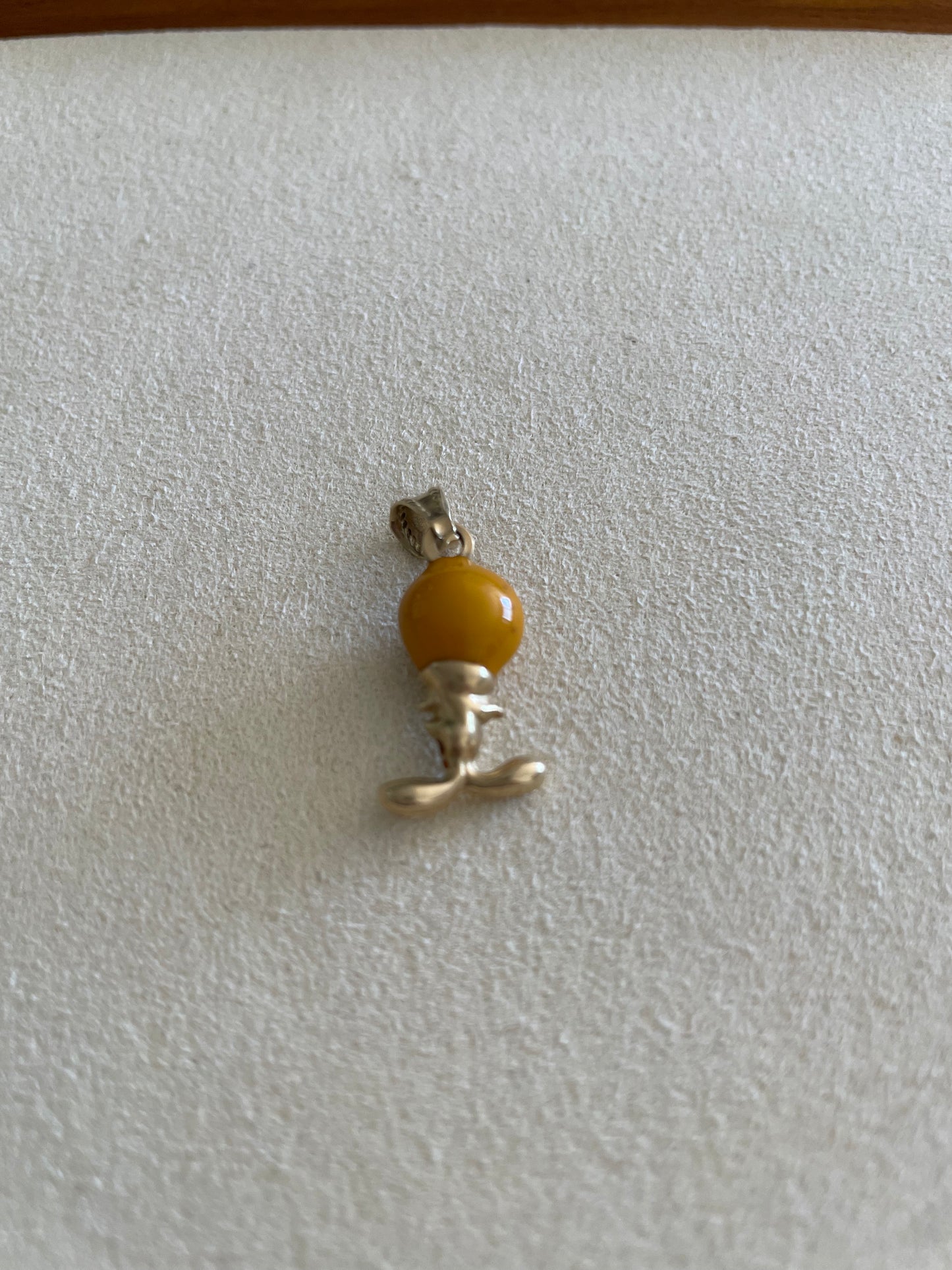 Tweety Bird Charm 14k