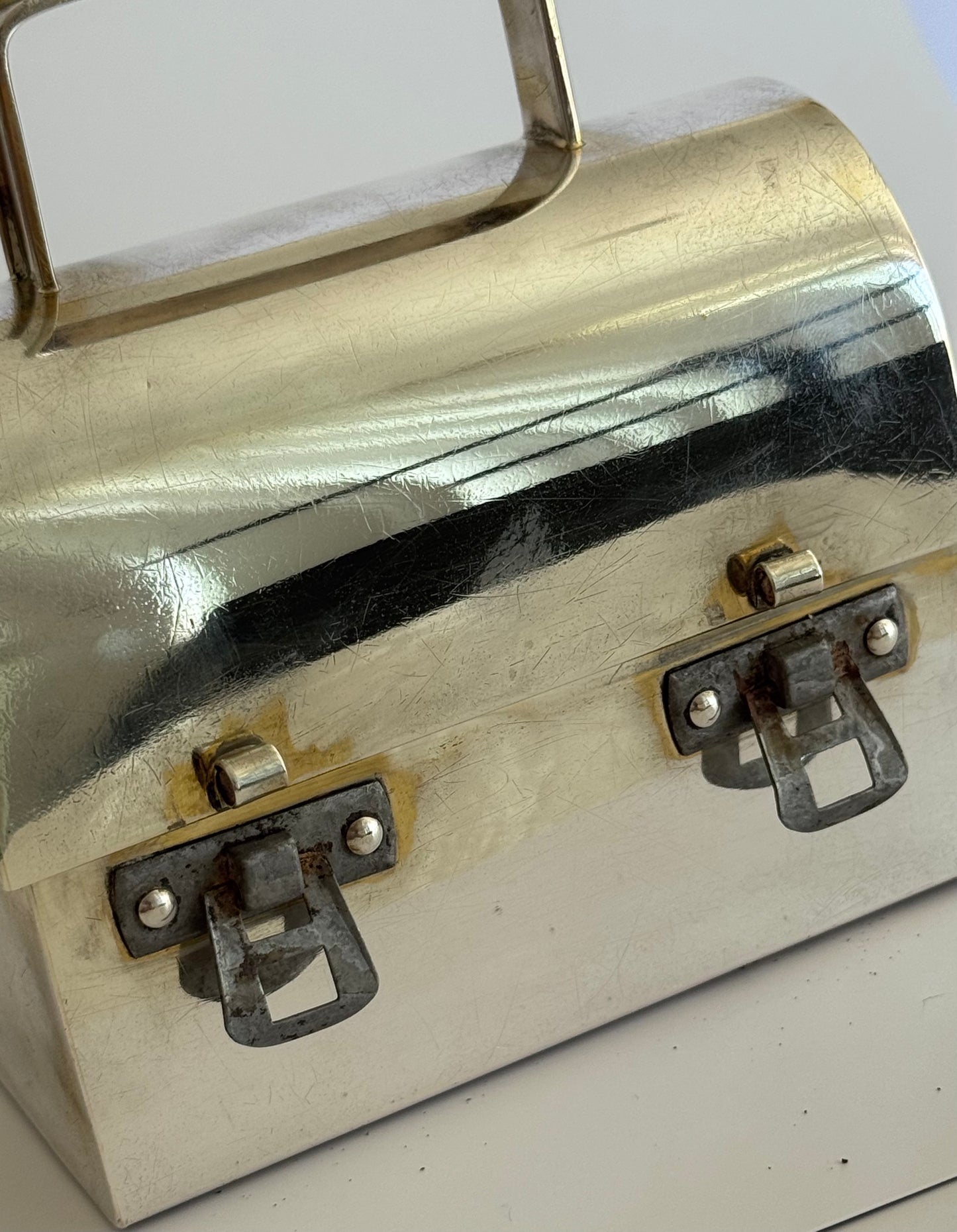 Estate Cartier Hand Made Sterling Silver Lunchbox Purse - Large Size, No Engraving