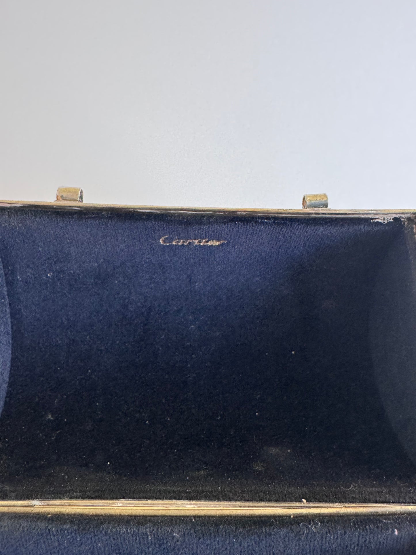 Estate Cartier Hand Made Sterling Silver Lunchbox Purse - Large Size, No Engraving