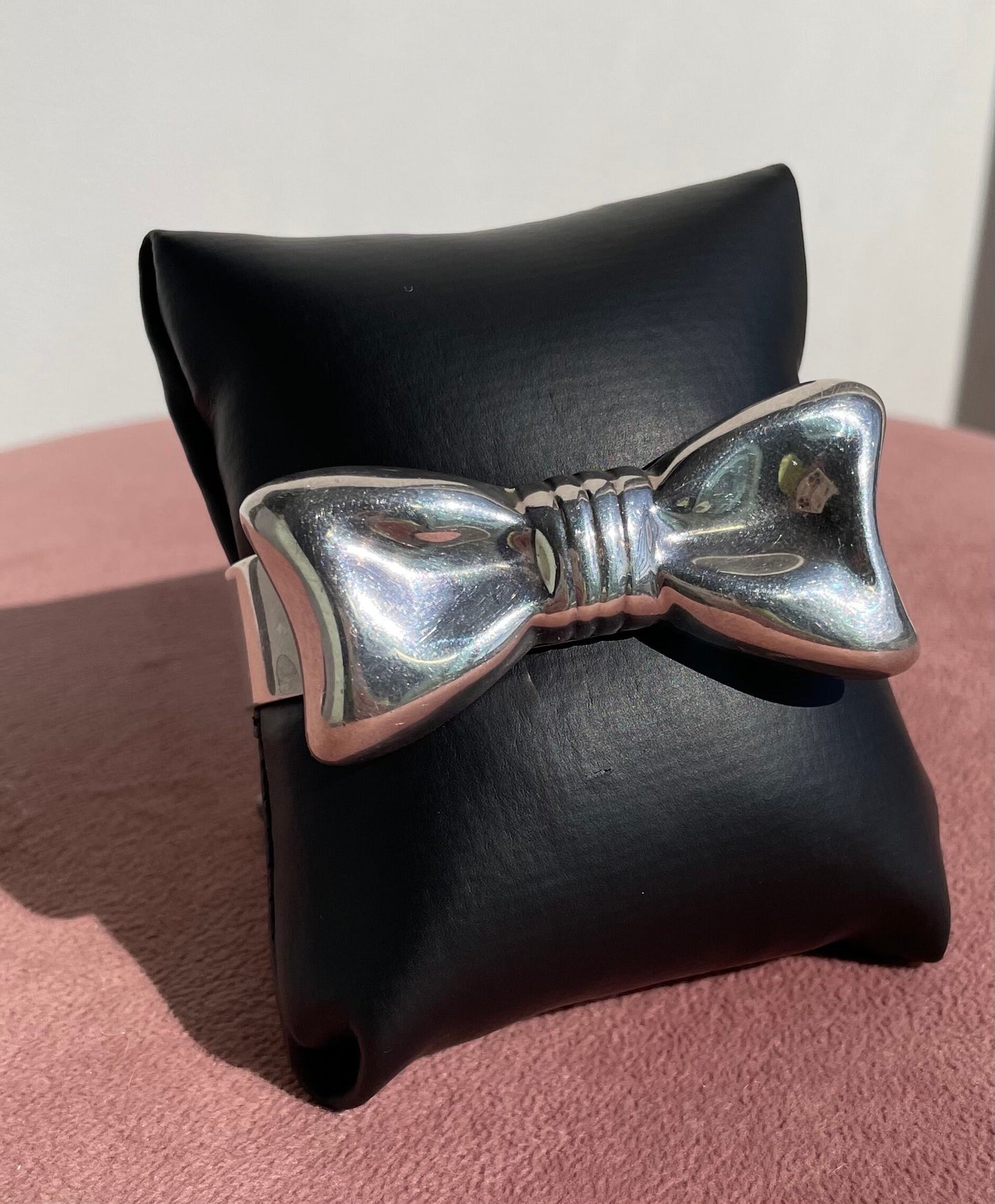 Vintage Los Ballesteros Big Bow Cuff Bracelet