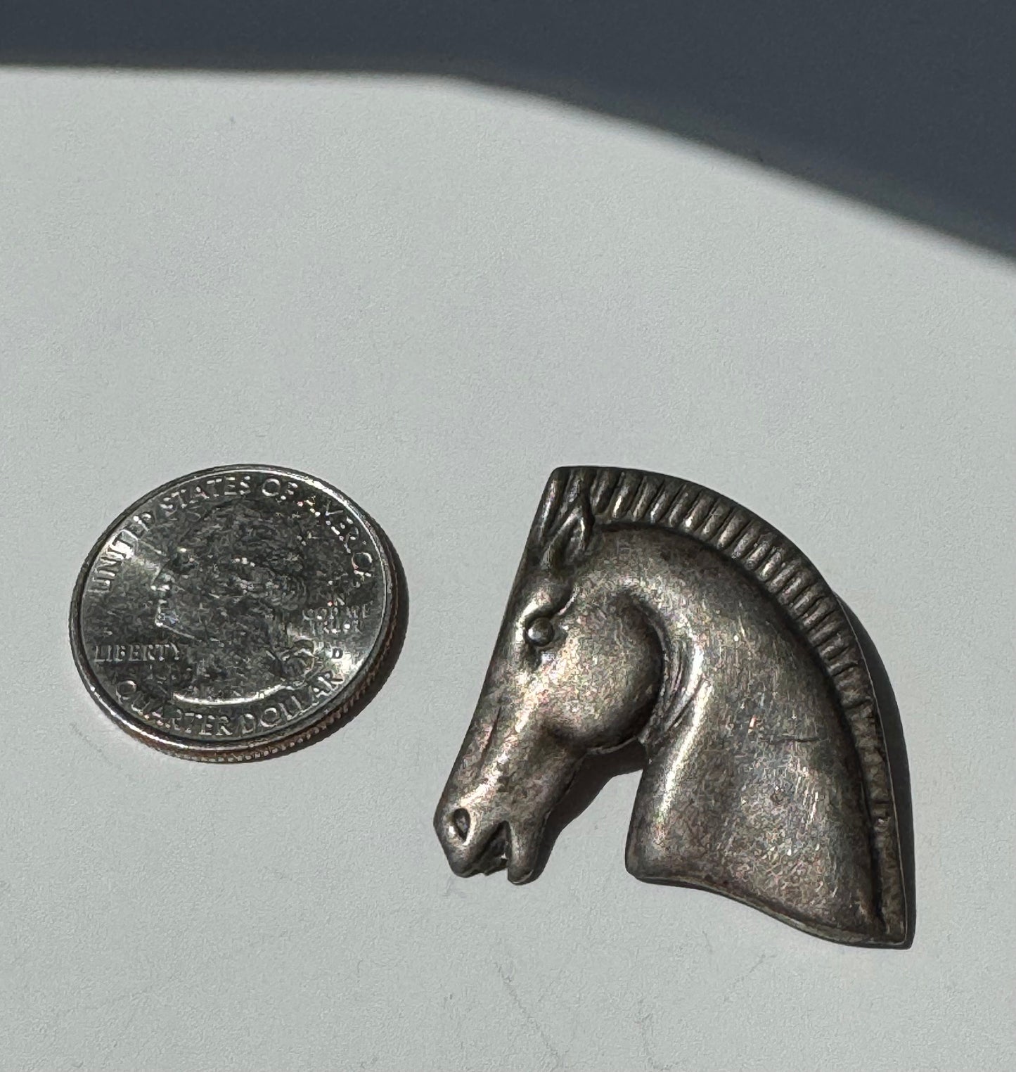 Vintage Deco Sterling Silver Taxco Horse Brooch