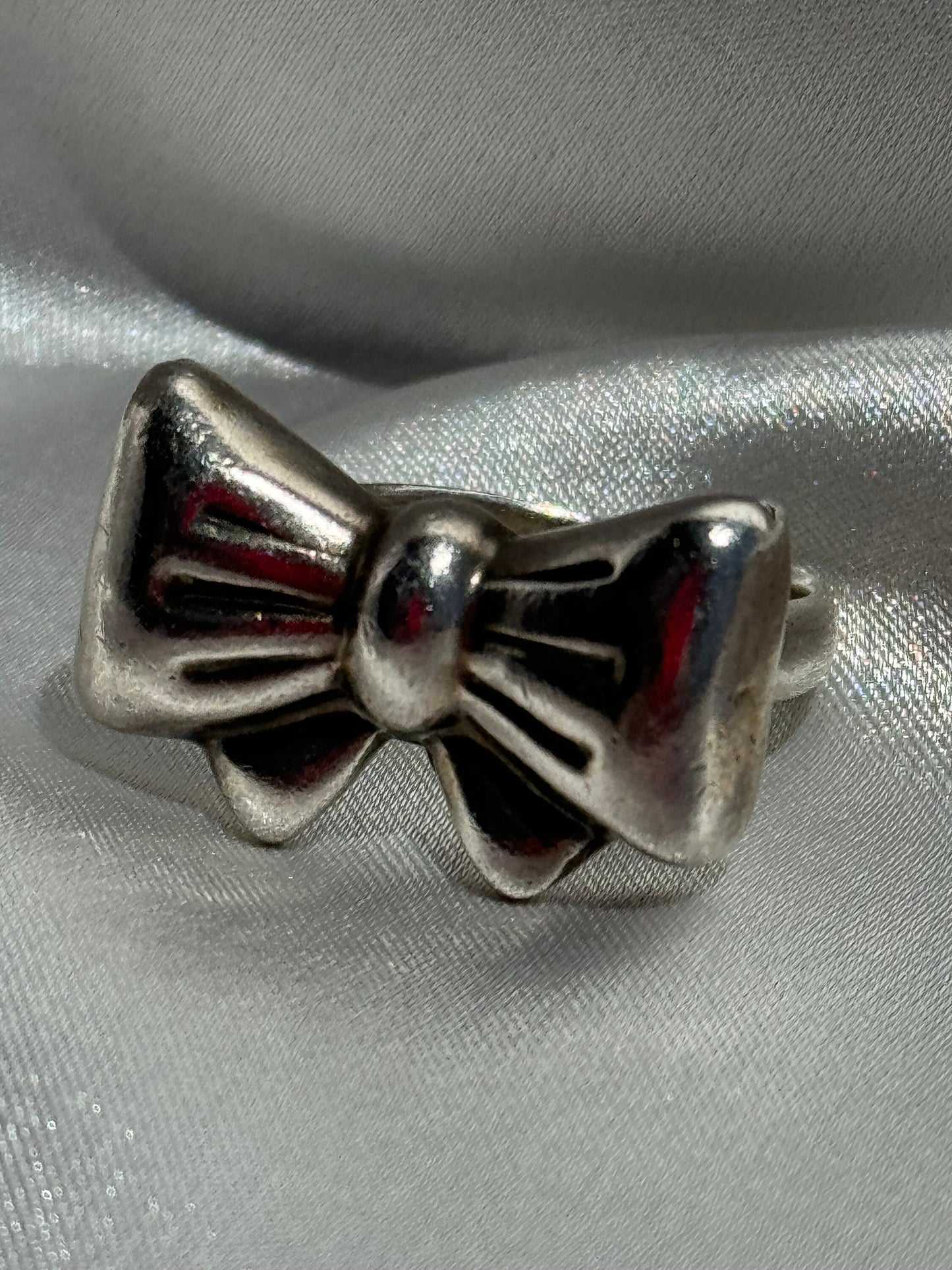 Vintage Taxco Sterling Silver Bow Ring