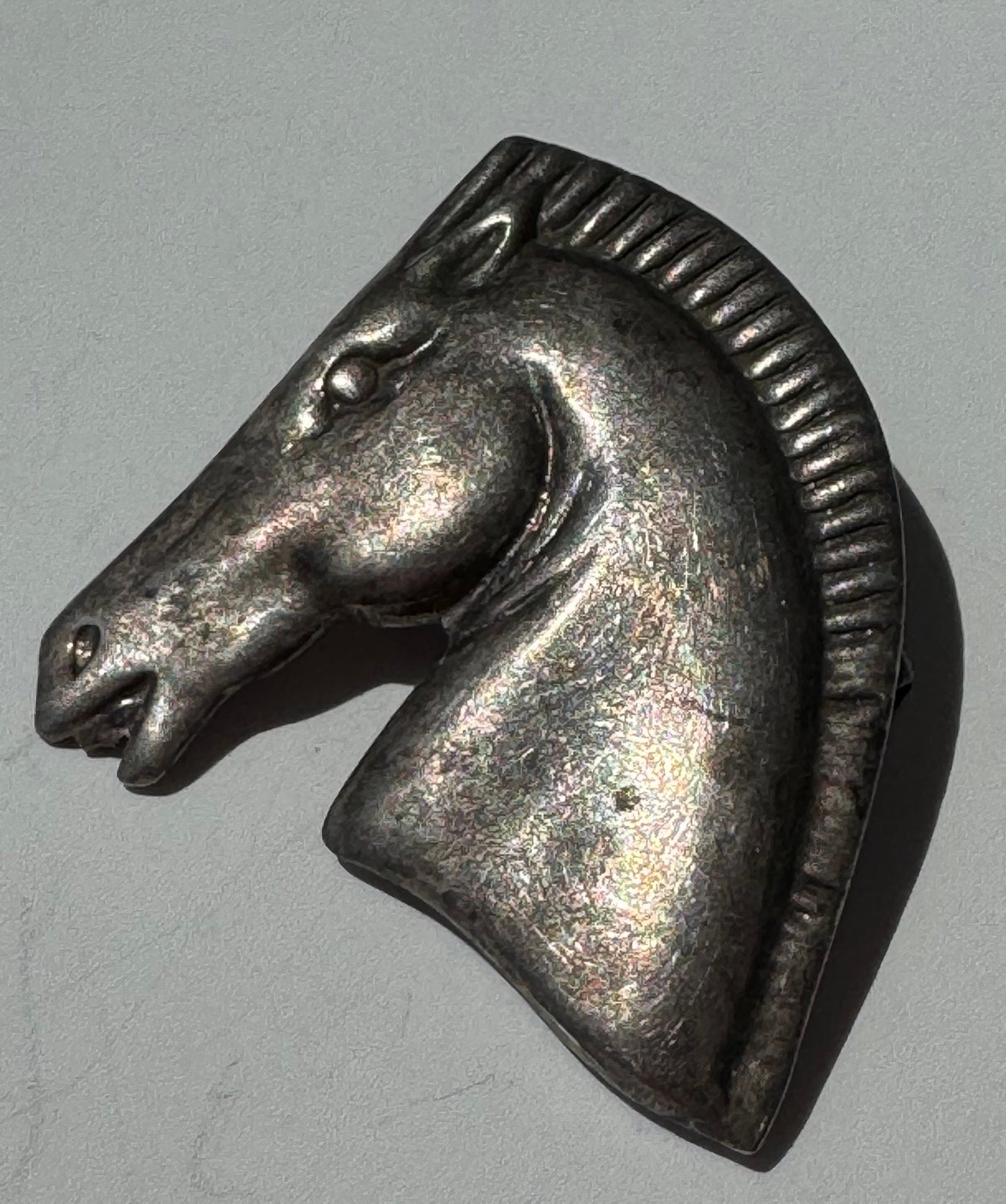 Vintage Deco Sterling Silver Taxco Horse Brooch