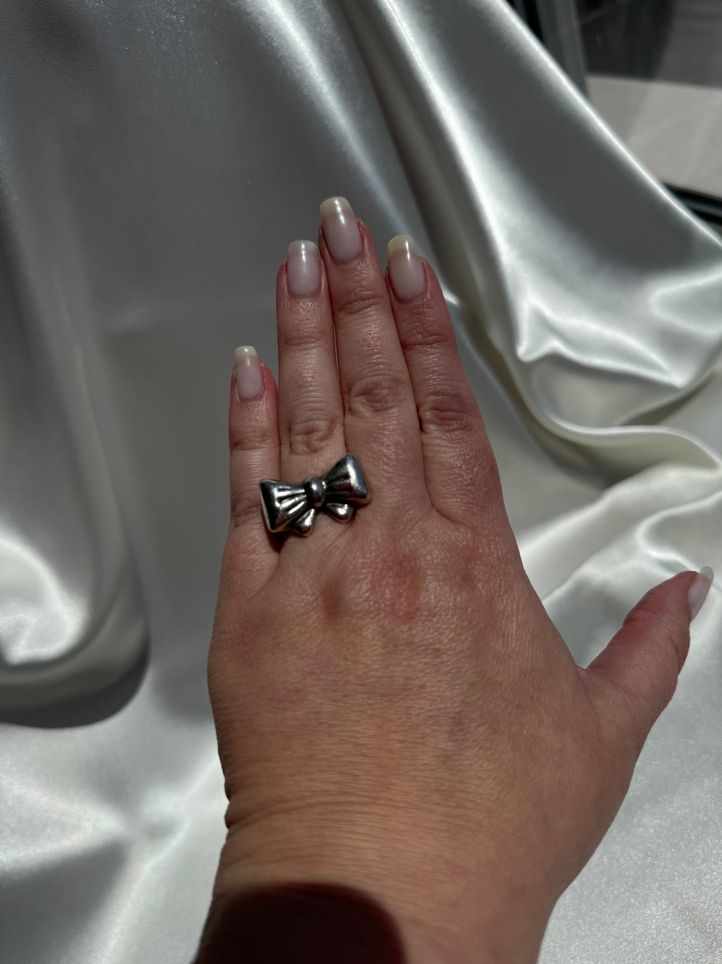 Vintage Taxco Sterling Silver Bow Ring