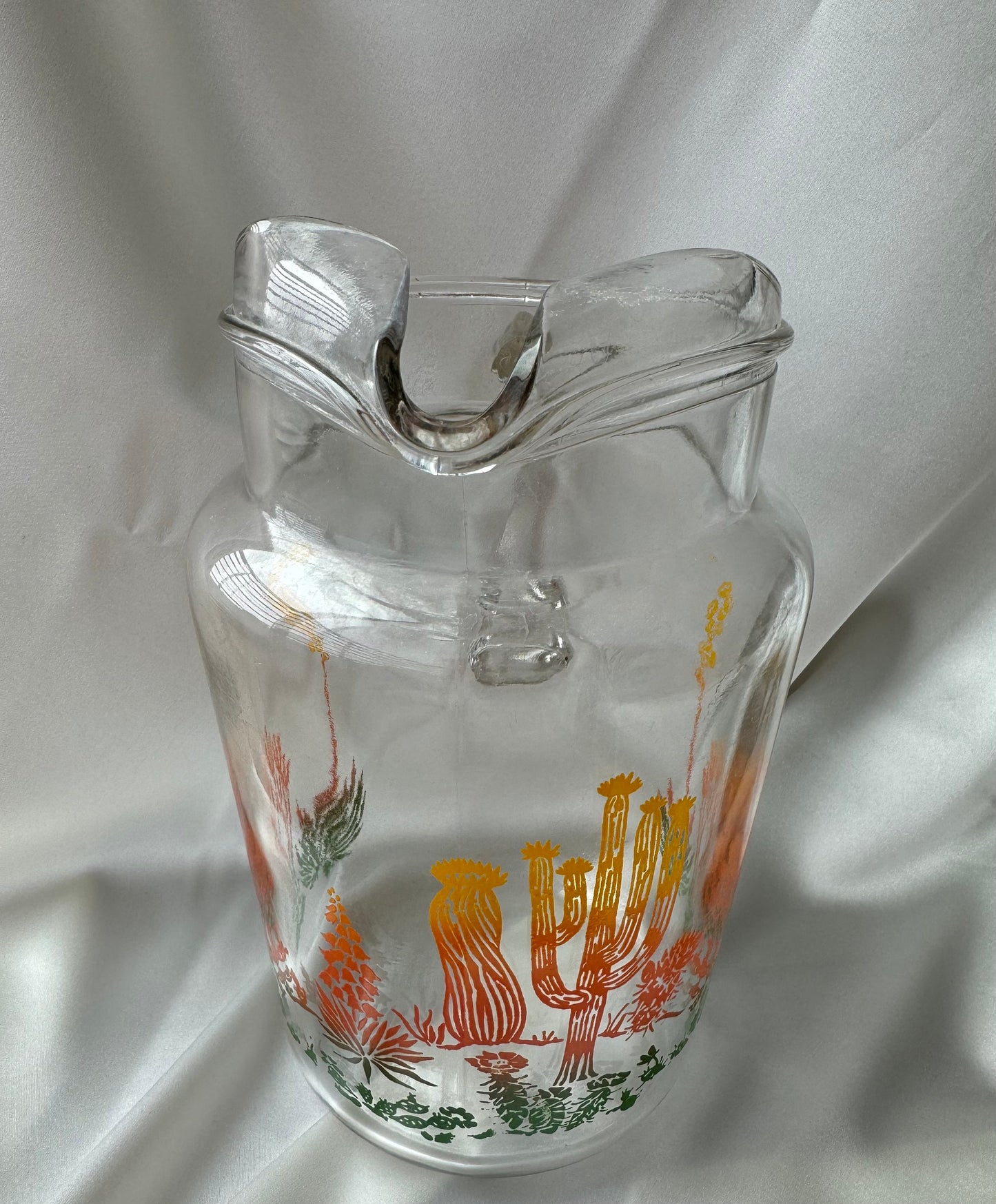 Vintage Pristine Anchor Hocking Desert Southwest Pitcher