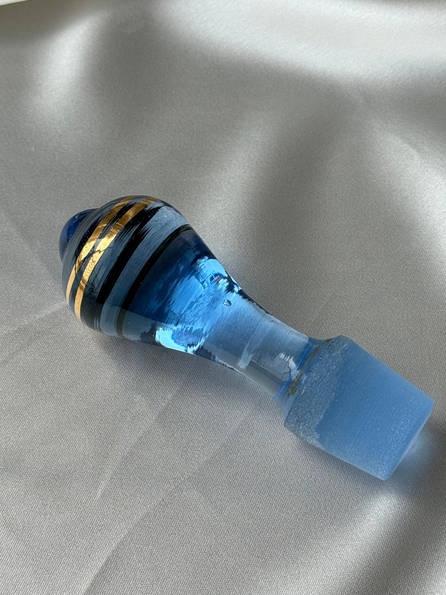 Vintage Mid Century Blown Glass Decanter