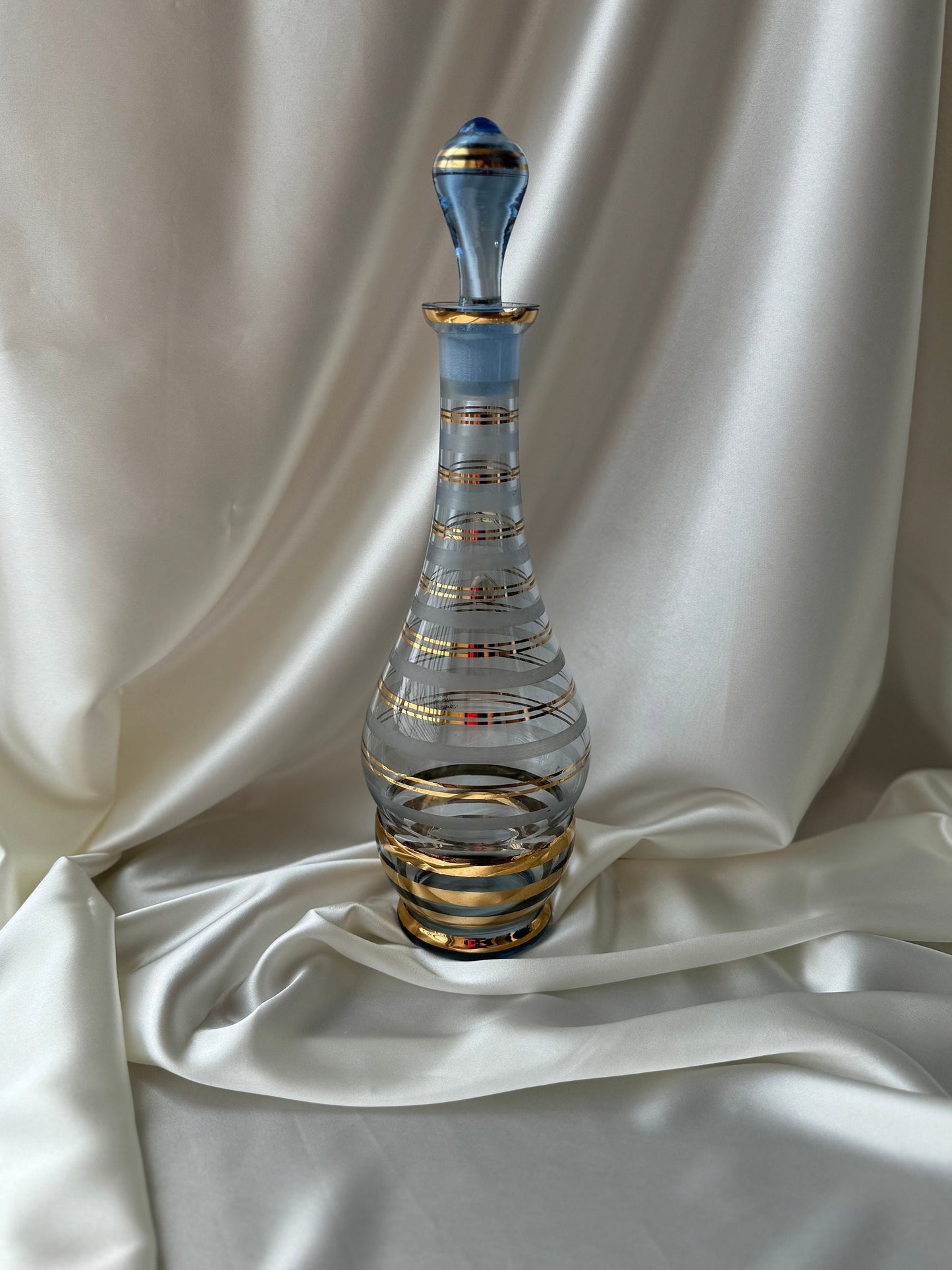 Vintage Mid Century Blown Glass Decanter