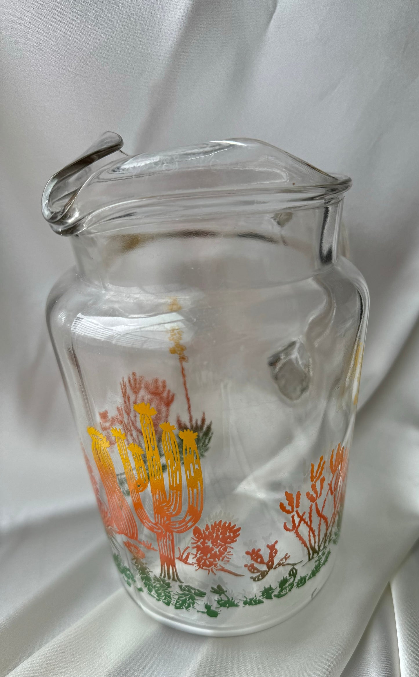 Vintage Pristine Anchor Hocking Desert Southwest Pitcher