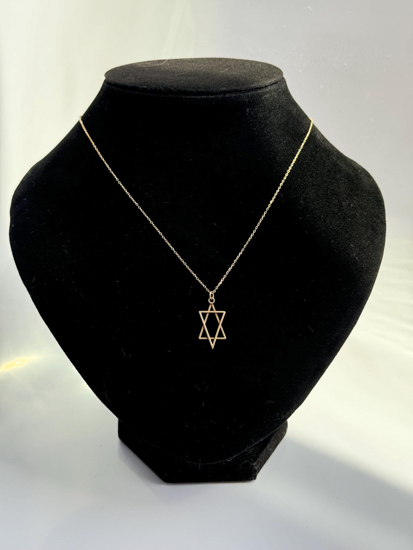 Vintage Estate 9k Star of David Pendant