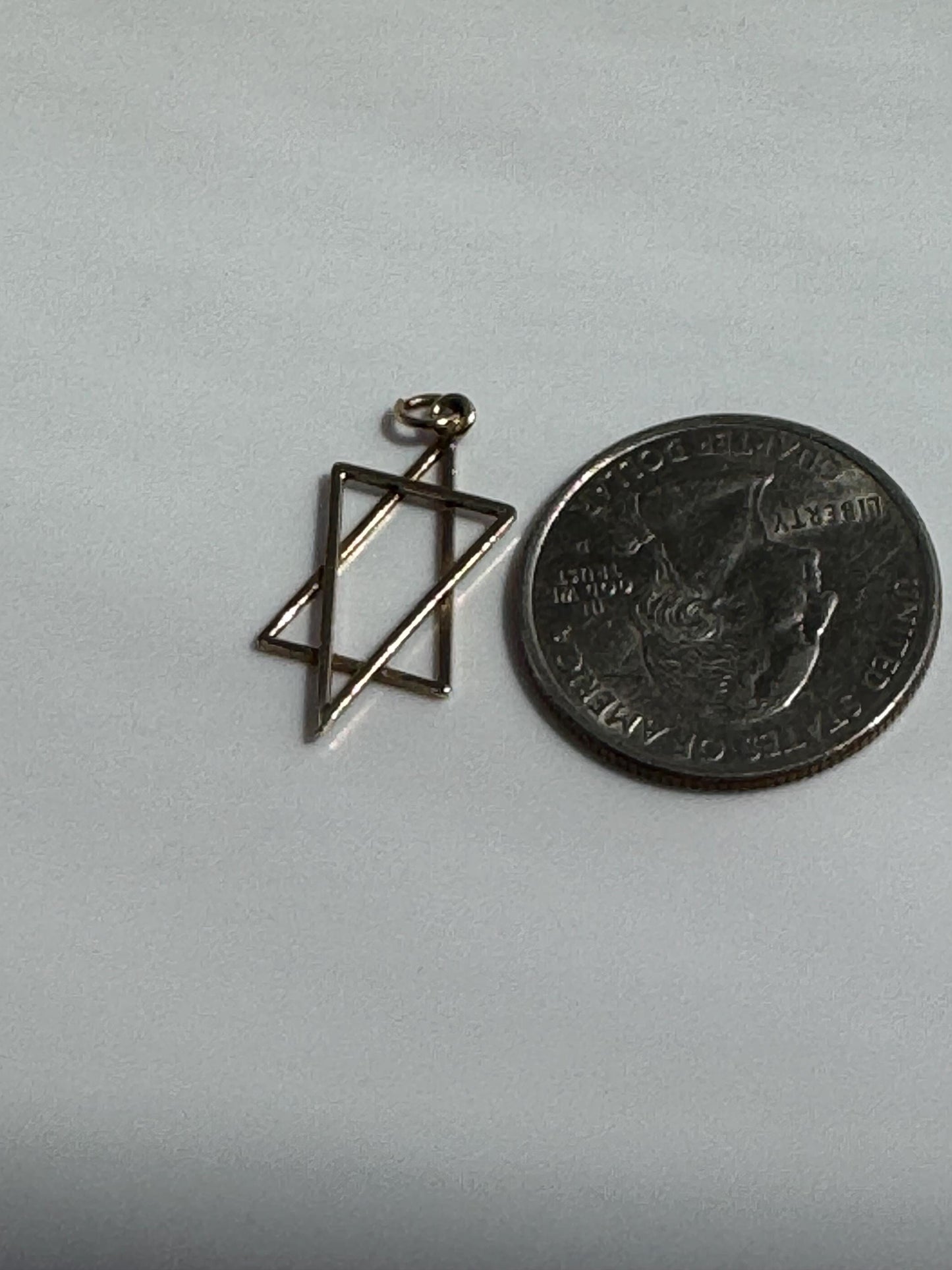 Vintage Estate 9k Star of David Pendant
