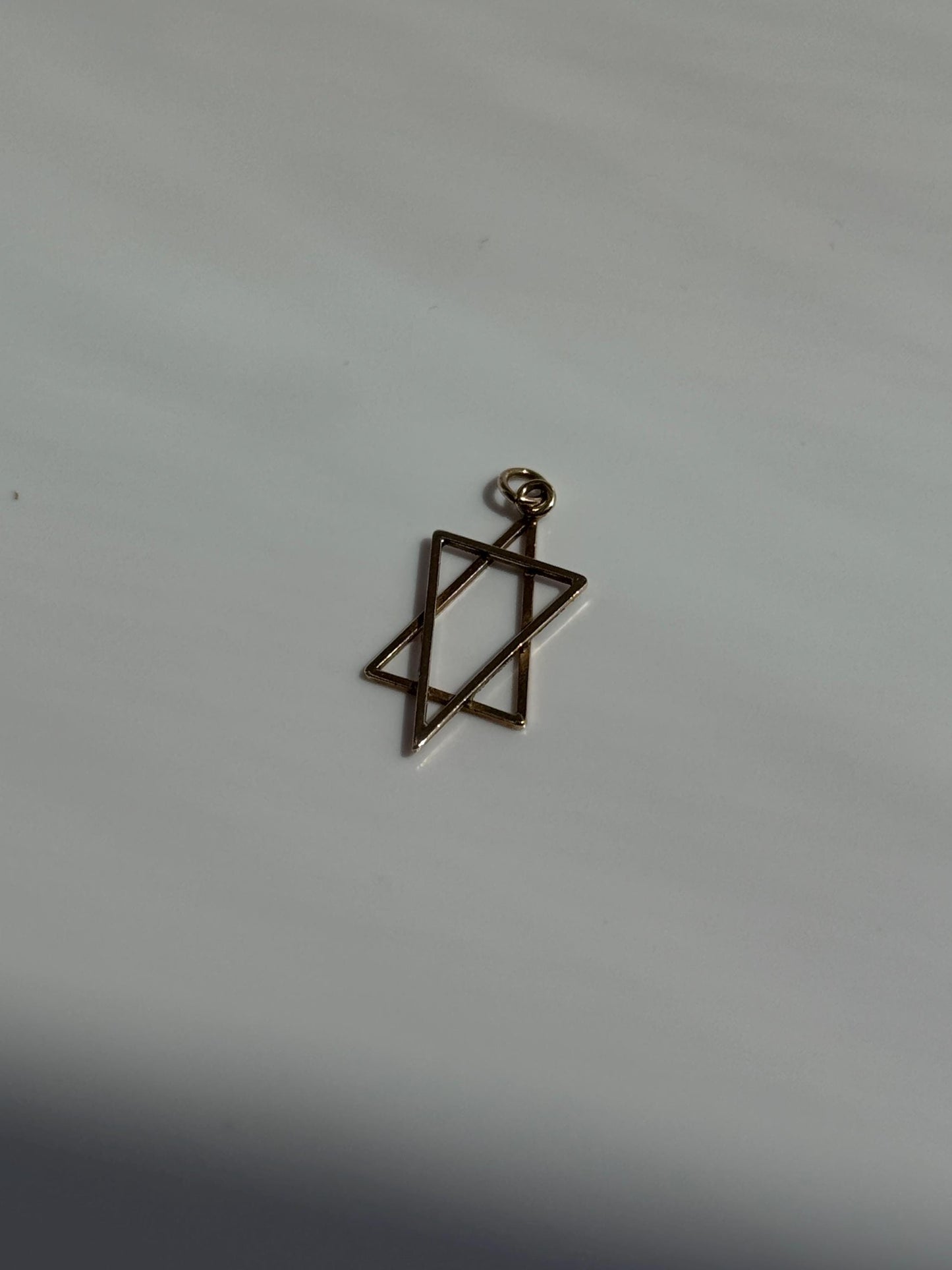 Vintage Estate 9k Star of David Pendant