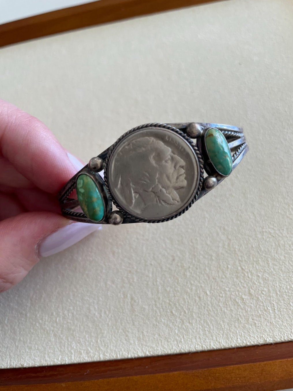 Buffalo Nickel Cuff Navajo
