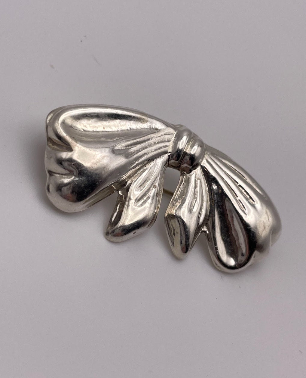 Vintage Taxco Mexican Floppy Bow Brooch Pin