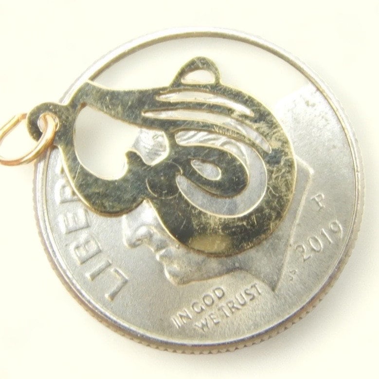 Vintage 14k Gold Initial “G” Letter “G” Charm