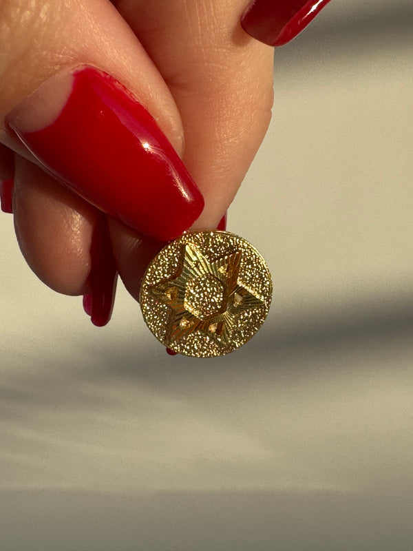 Double Sided Medallion with Menorah & Star of David