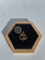 1980’s Abstract Star of David & Chai Pendant