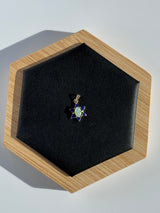 Vintage Opal & Enamel Star of David