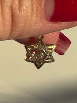 Star of David Vintage Crystal Catcher Pendant