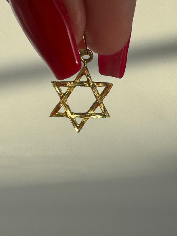 Small 14k Vintage Star of David