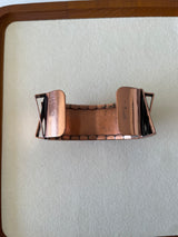 Vintage Modernist Copper Cuff Bracelet