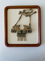 Brutalist Brass Necklace By Jaun Reyes