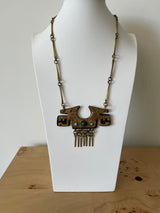 Brutalist Brass Necklace By Jaun Reyes