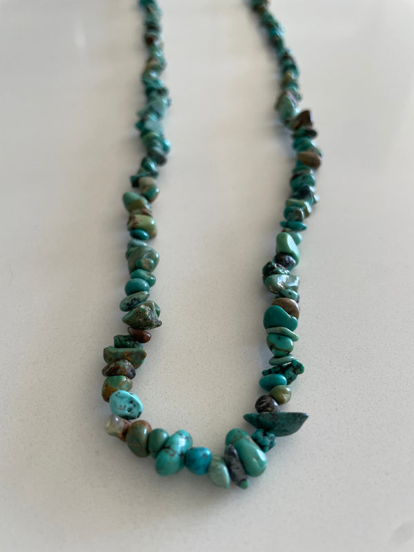 Turquoise Chip Necklace