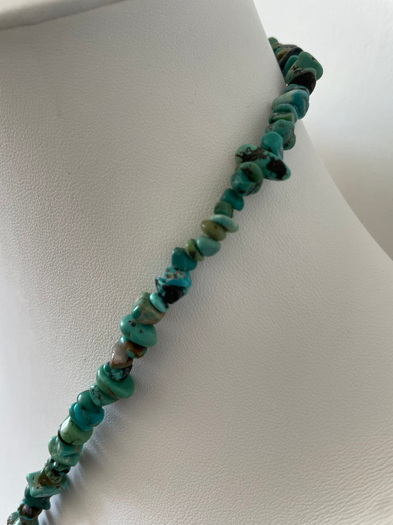 Turquoise Chip Necklace