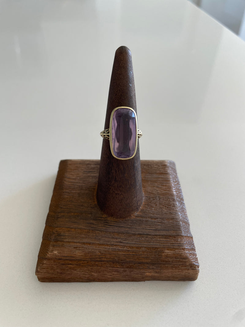 Victorian Amethyst and 14k Ring