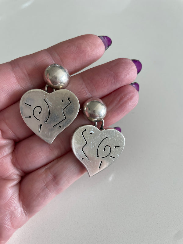 Far Fetched Heart Earrings