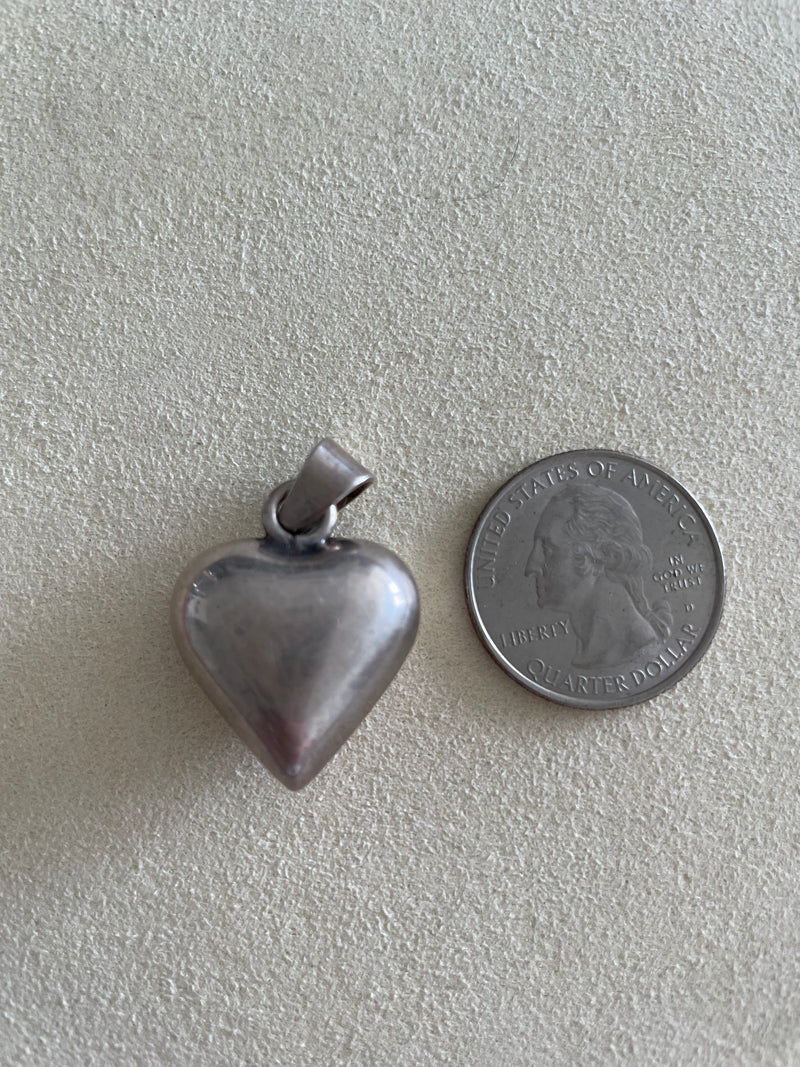 Small Puffy Heart Pendant