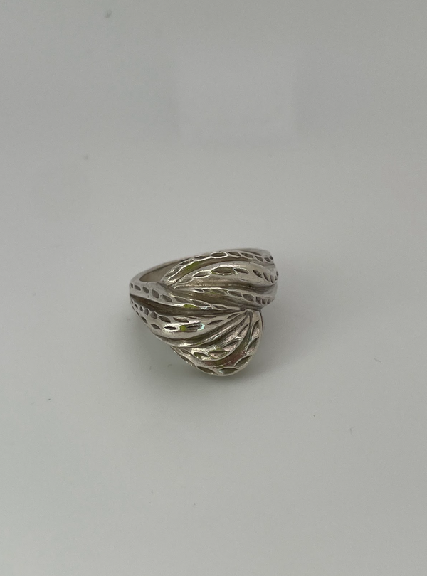 Vintage Sterling Silver Swirl Ring