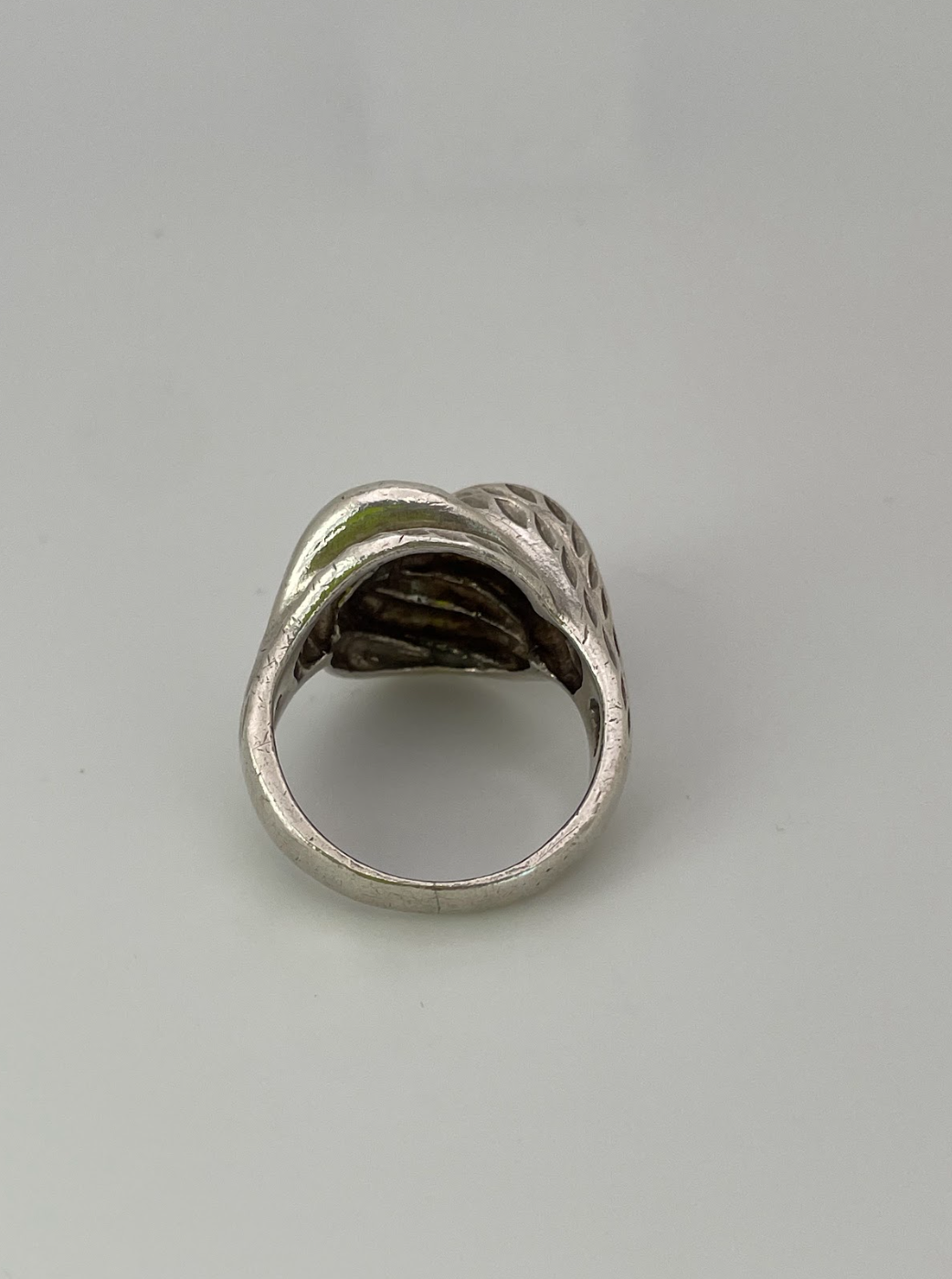 Vintage Sterling Silver Swirl Ring