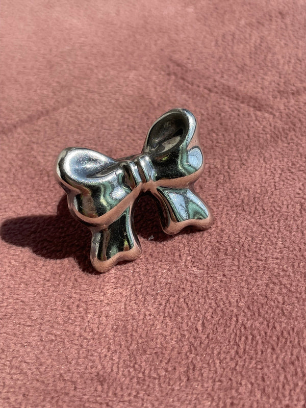 Vintage Taxco Mexico Large Bow Ring