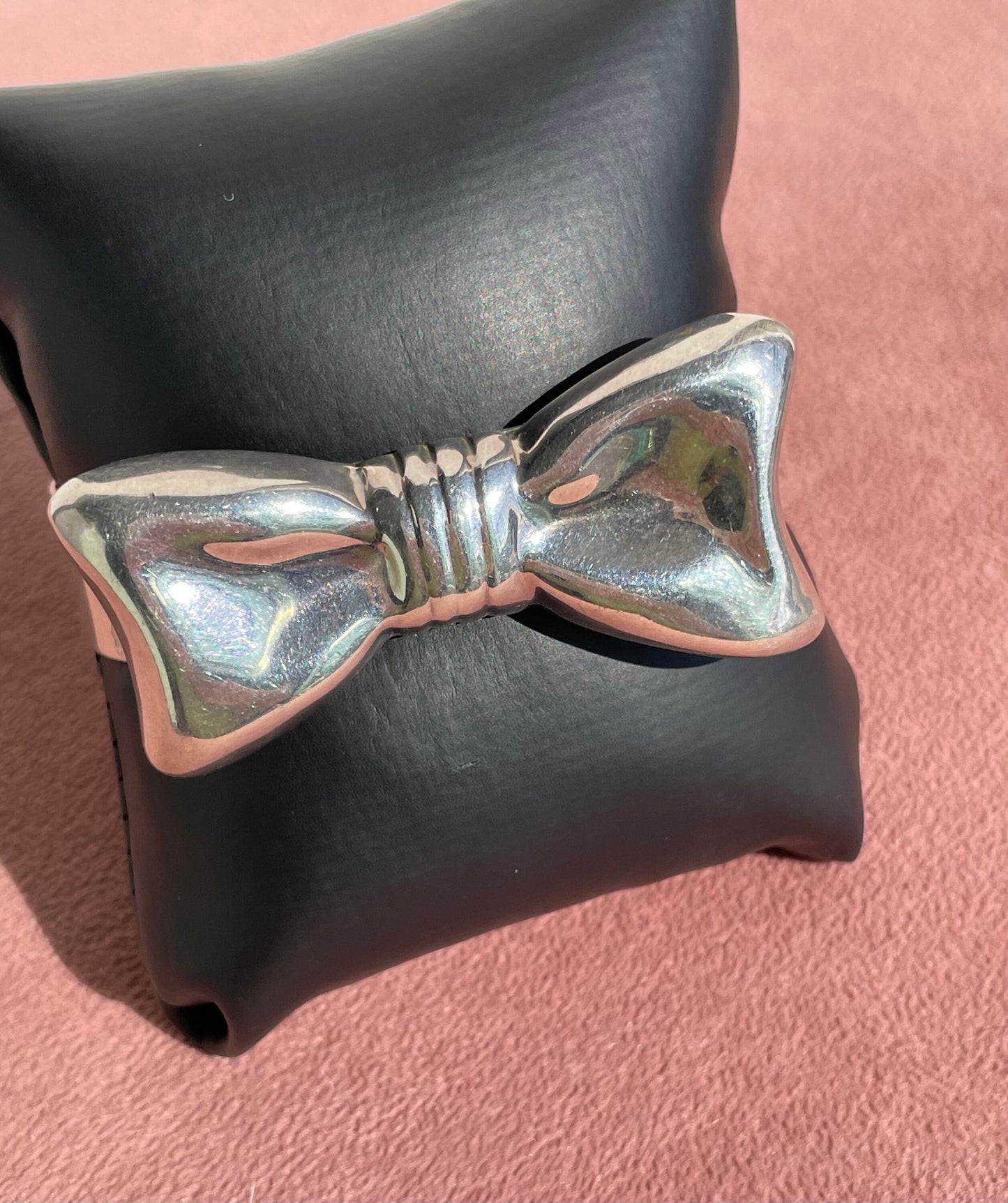 Vintage Los Ballesteros Big Bow Cuff Bracelet