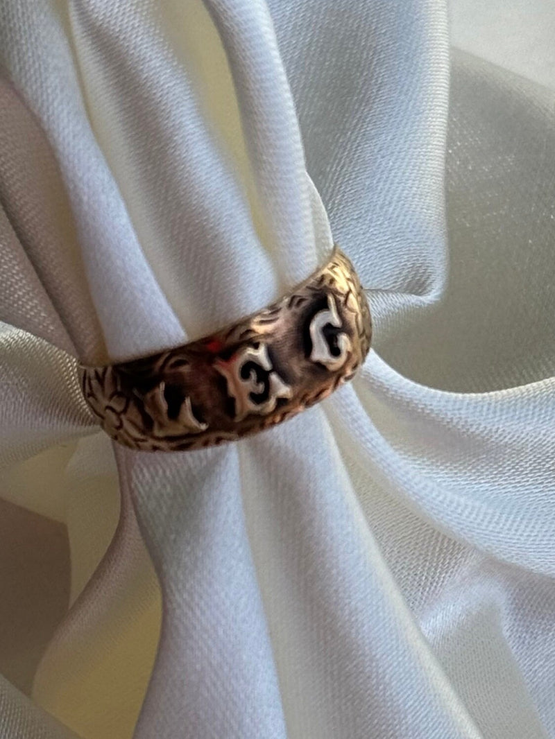 Estate Victorian 14k Ring that says “LEG”