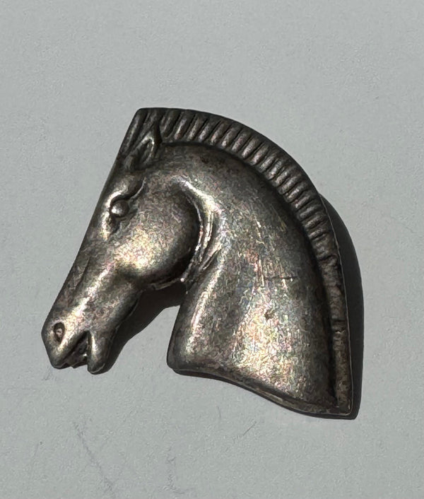 Vintage Deco Sterling Silver Taxco Horse Brooch