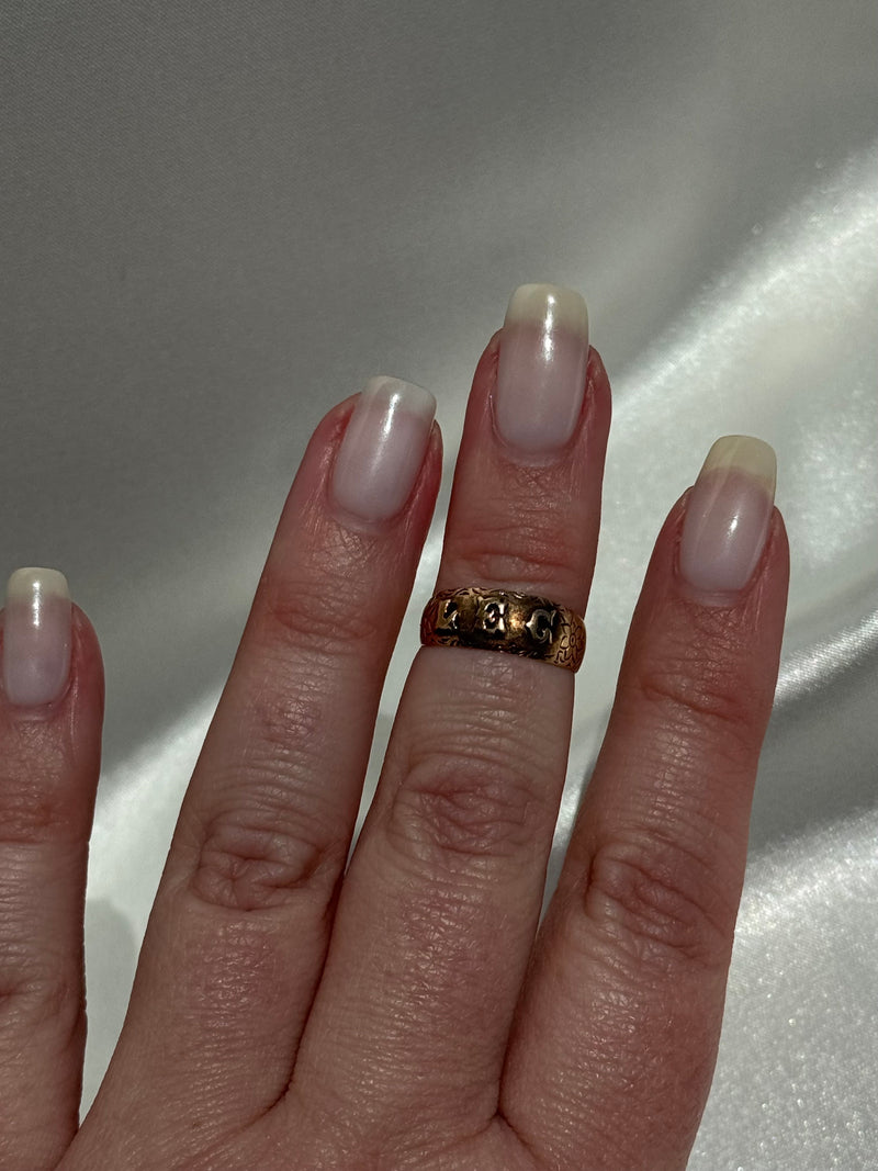 Estate Victorian 14k Ring that says “LEG”