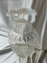 Fenton Buttons and Braids Opalescent Pitcher