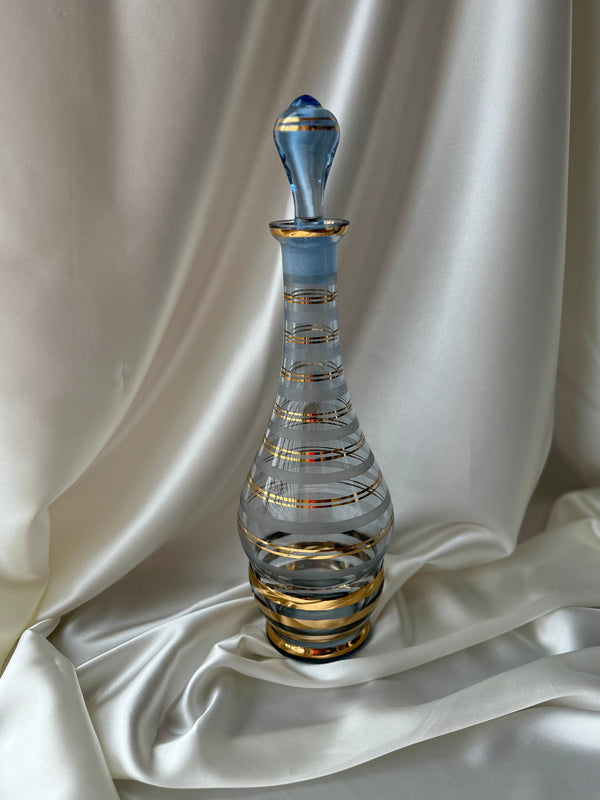 Vintage Mid Century Blown Glass Decanter