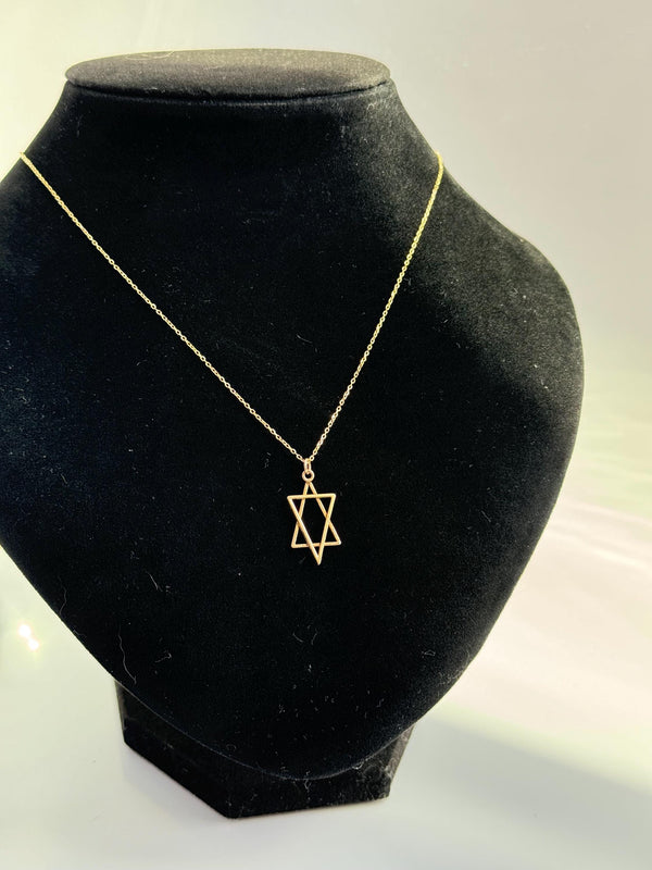 Vintage Estate 9k Star of David Pendant