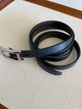 Hermes Behapi Double Tour Bracelet in Black