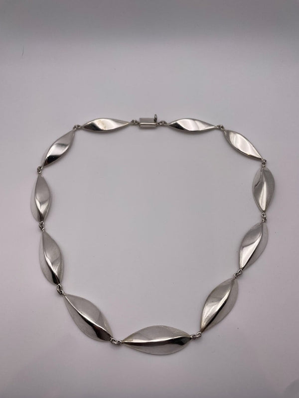 Vintage Mexican Sterling Silver Statement Necklace