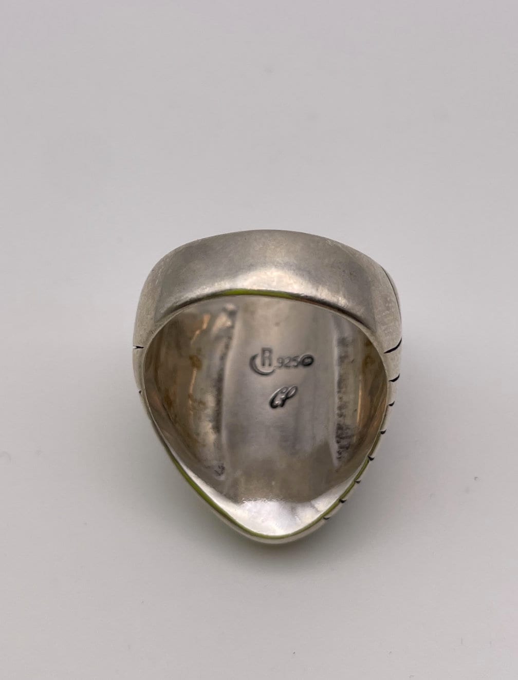 Gorgeous Carolyn Pollack Sterling Silver and Inlay Ring South West