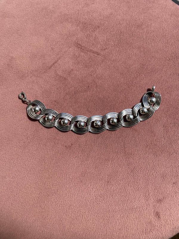 Vintage Retro Sterling Silver Bracelet (Harry S. Bick)